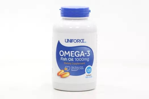 Омега-3 Юнифорс, 1 000 мг, 120 шт, капсулы гелевые