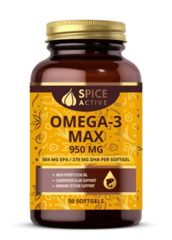 Омега-3 МАКС 950мг Спайс Актив, 50 шт, капсулы