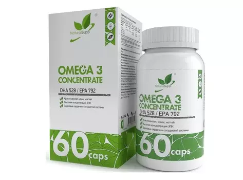 Омега-3 НатуралСап высокой концентрации, 1 320 мг, 60 шт, капсулы