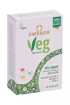 Омега 3 Омегор Вег вегетариантские, 60 шт, капсулы