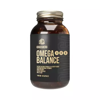 Омега Баланс Грассберг 3-6-9 комплекс, 90 шт, капсулы