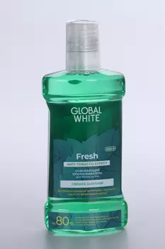 Ополаскиватель д/полости рта GLOBAL WHITE освежающий Fresh, 300 мл