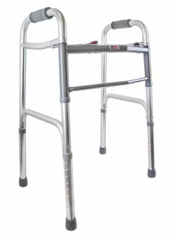 Опора-ходунки AMRUS AMW2B74 с двумя замками на 4х опорах б/колес