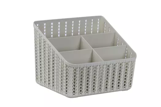 Органайзер IDEA Вязание 5 секций, цвет белый ротанг