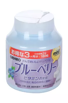 Орихиро Витамин А с Черникой, 1 000 мг, 180 шт, таблетки