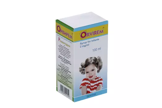 Орвирем 2 мг/мл, 100 мл, сироп для детей