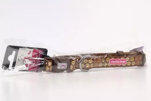 Ошейник ФоМайДогс лапки корич