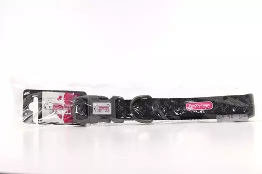 Ошейник ФоМайДогс снежинка черн