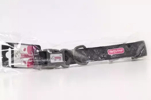 Ошейник ФоМайДогс светоотражающий черн