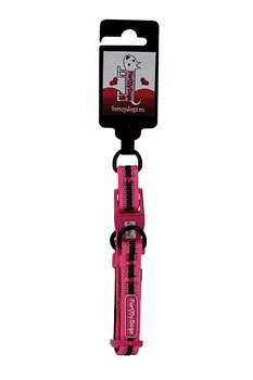 Ошейник ФоМайДогс светоотражающий фуксия