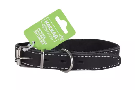 Ошейник кожаный ширина 25мм (обхват шеи от 39 до 46 см ) обхват шеи от 39 до 46 см