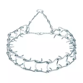 Ошейник строгий проволочный «Зооник», витая цепь, 3 см, обхват шеи 23-30 см