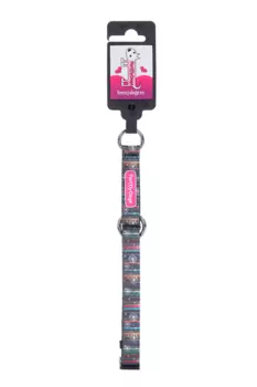 Ошейник-удавка ФоМайДогс снежинка черн