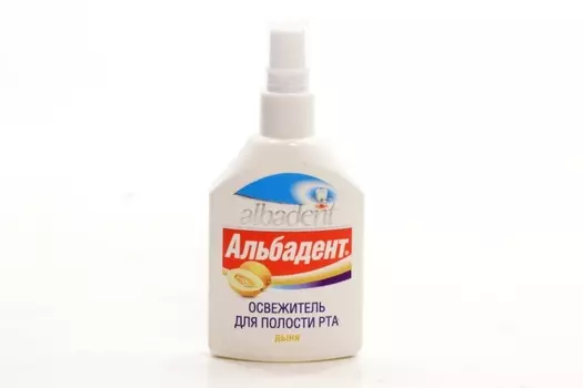 Освежитель АЛЬБАДЕНТ д/рта дыня, 35 мл