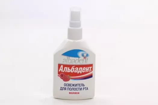 Освежитель АЛЬБАДЕНТ д/рта малина, 35 мл