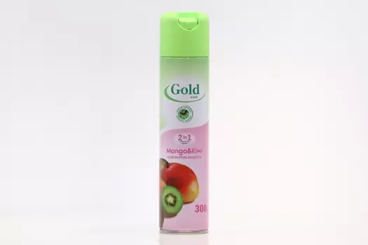 Освежитель воздуха Gold wind 2 в 1 манго и киви, 300 мл
