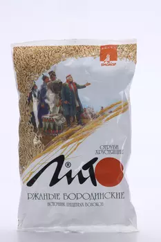 Отруби Лито Бородинские хрустящие ржаные с кальцием, 200 г