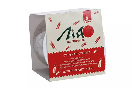 Отруби Лито хрустящие пшеничные с кальцием, 20 г