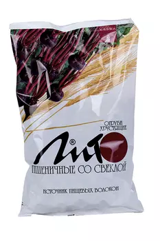 Отруби Лито хрустящие пшеничные со свеклой и кальцием, 200 г