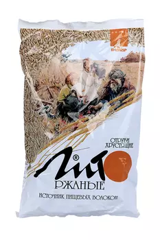 Отруби Лито хрустящие ржаные с кальцием, 200 г