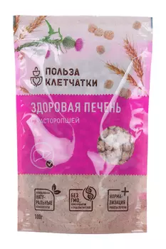 Отруби Польза клетчатки Здоровая печень с расторопшей, 100 г