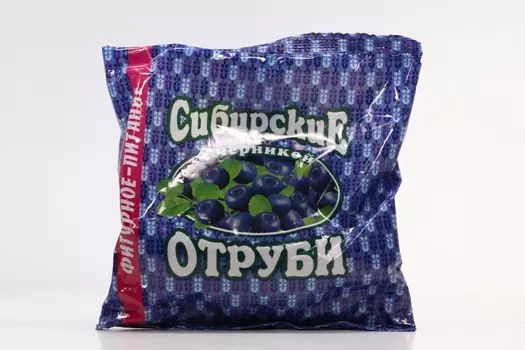 Отруби сибирские с черникой, 200 г