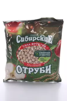 Отруби Сибирские Сила фруктов хрустящие, 100 г