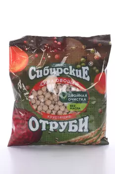 Отруби Сибирские Сила овощей хрустящие, 100 г