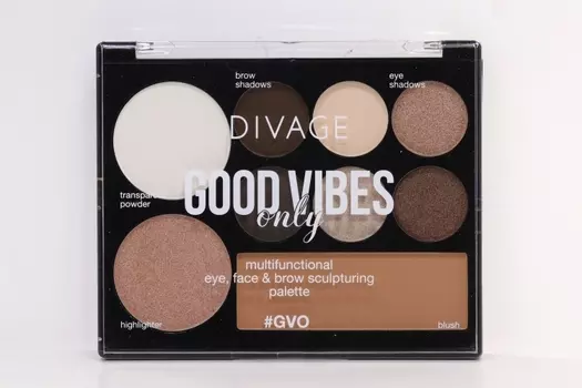 Палетка DIVAGE Good Vibes Only №01 д/лица корректирующая бежевая