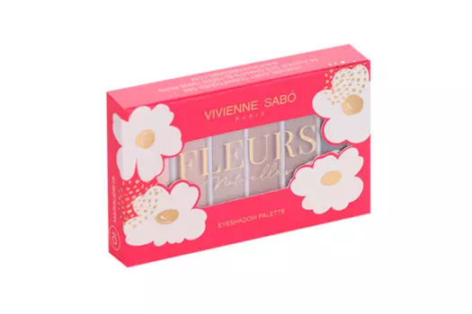 Палетка теней Vivienne Sabo Fleurs naturelles д/век