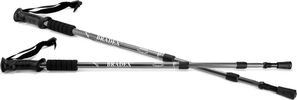 Палки Bradex д/скандинавской ходьбы складные телескопические