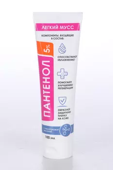 Пантенол 5% легкий мусс гиалуроновая кислота, 100 мл