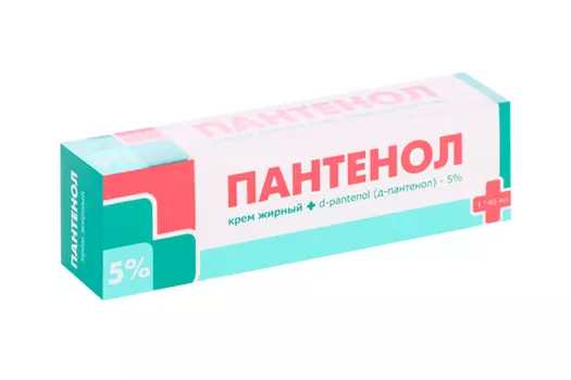 Пантенол крем жирный, 40 мл