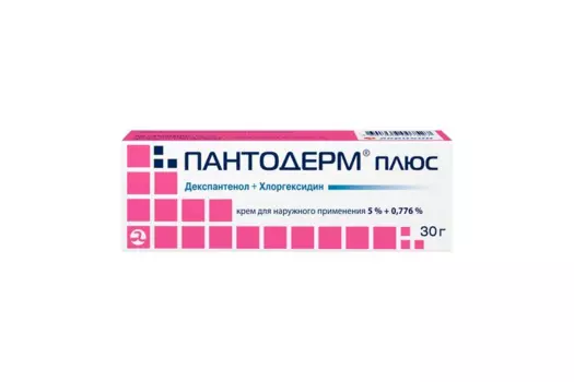 Пантодерм плюс 5%+0.776%, 30 г, крем для наружного применения