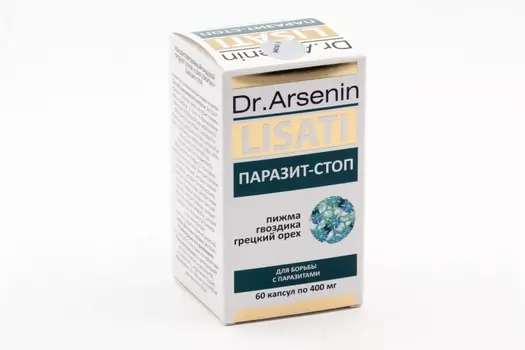 Паразит-Стоп Lisati Dr Arsenin, 60 шт, капсулы