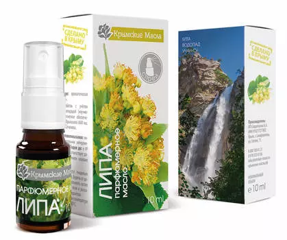 Парфюмерное масло Липа ТМ "Крымские масла, спрей, 10 мл