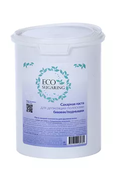 Паста Ecosugaring сахарная средняя д/шугаринга бикини/подмышек полосками, 1 500 г