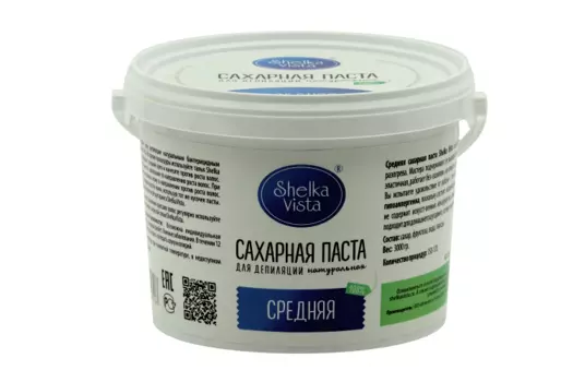 Паста SHELKAVISTA д/депиляции сахарная средняя, 3 кг