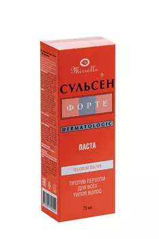 Паста Сульсеновая форте п/перхоти, 75 мл