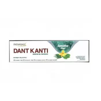 PATANJALI Dant Kanti Sensitive Gel Toothpaste Зубная паста-гель для чувствительных зубов 150г