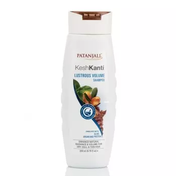 PATANJALI Kesh Kanti Lustrous Volume Shampoo Шампунь для волос Кеш Канти Блеск и объём 200мл