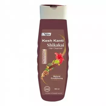 PATANJALI Kesh Kanti Shikakai Hair Cleanser Шампунь на основе мыльных орехов Шикакай 180мл