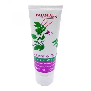 PATANJALI Nim and Tulsi Cleansing Gel Гель для умывания Ним и Тулси 60мл