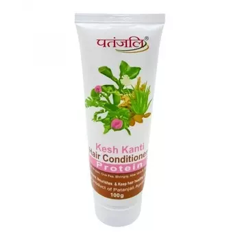 PATANJALI Protein hair conditioner Кондиционер для волос протеиновый для усиленного питания 100г