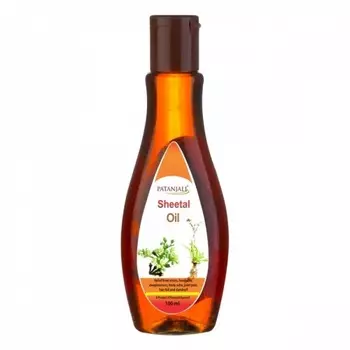 PATANJALI Sheetal Oil Аюрведическое масло для волос и тела 100мл