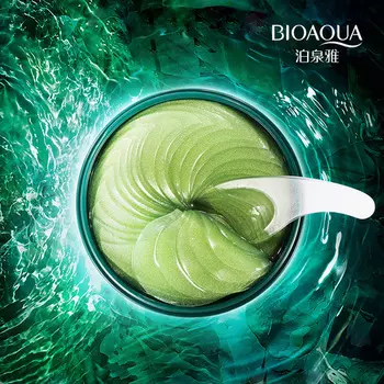 Патчи Bioaqua д/глаз увлаж гидрогел с гиалуроновой кислотой и морскими водорослями, 60 шт