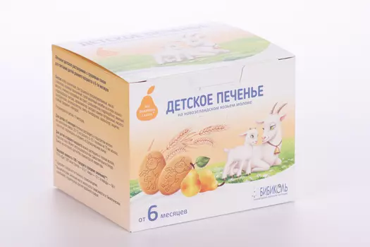 Печенье БИБИКОЛЬ с грушевым соком детское, 150 г, с 6 мес