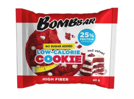 Печенье Bombbar со вкусом Красный бархат, 40 г