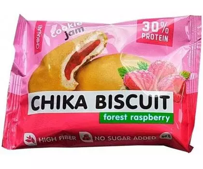 Печенье Чикалаб бисквит малина неглазир, 50 г