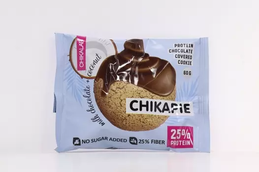 Печенье Чикалаб Чикапай глазированное кокос, 60 г